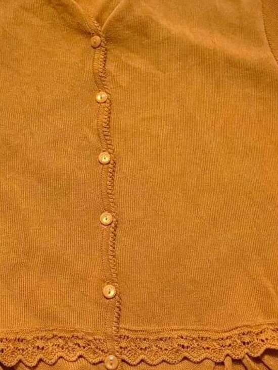 Orange Knit Top - Picture 2 of 3